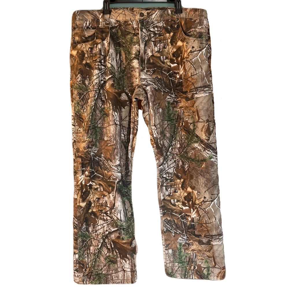 REALTREE Men’s XL Camouflage Hunting Pants Fleece Lined 40 Inch Waist - EUC!
